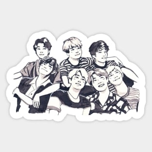 BTS Fanart Sticker